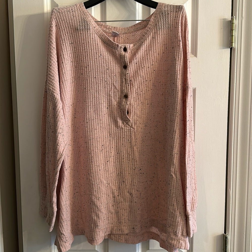 Pink Cabled Shirt